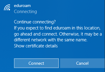 Windows 10 verify connection